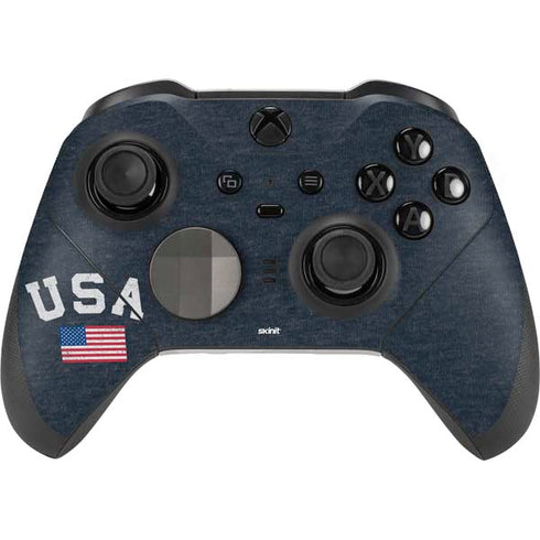USA with American Flag Xbox Elite Wireless Controller Series 2 Skin