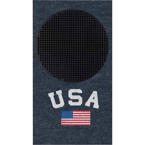 USA with American Flag Xbox Series S Console Skin