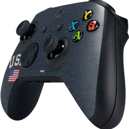 USA with American Flag Xbox Series X Controller Skin