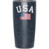 USA with American Flag Yeti 20oz Tumbler Skin