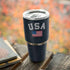 USA with American Flag Yeti 30oz Rambler Tumbler Skin