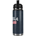 USA with American Flag YETI Rambler 26oz Bottle Skin