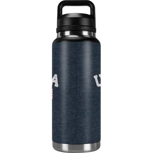 USA with American Flag YETI Rambler 36oz Bottle Skin