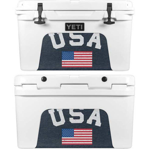 USA with American Flag YETI Tundra 45 Hard Cooler Skin