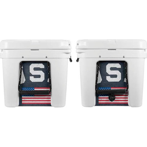 USA with American Flag YETI Tundra 75 Hard Cooler Skin