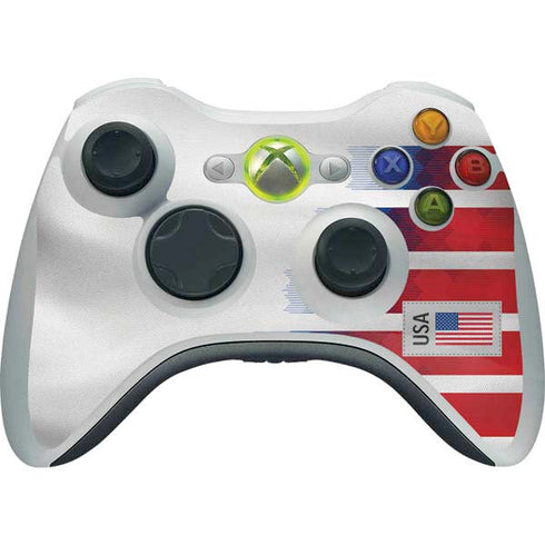 USA Soccer Flag Xbox 360 Wireless Controller Skin