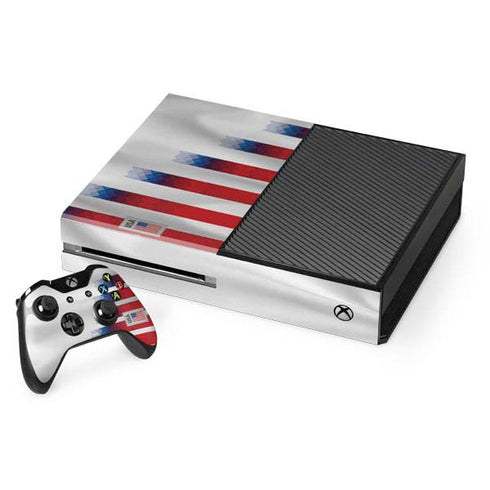 USA Soccer Flag Xbox One Console and Controller Bundle Skin
