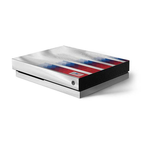 USA Soccer Flag Xbox One X Console Skin
