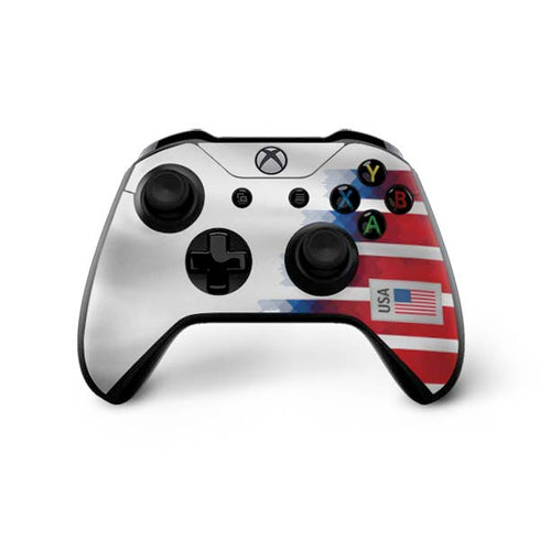 USA Soccer Flag Xbox One X Controller Skin