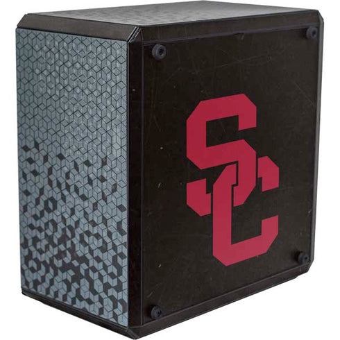 University of Southern California USC Black Distressed Cooler Master MasterBox Q300L Mini Tower Skin