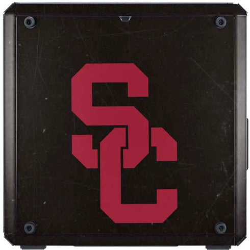 University of Southern California USC Black Distressed Cooler Master MasterBox Q300L Mini Tower Skin
