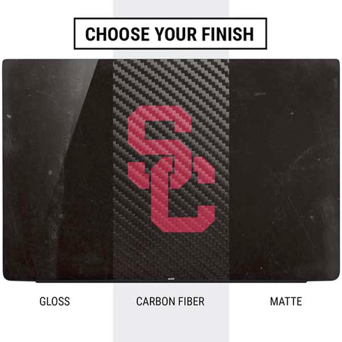 University of Southern California USC Black Distressed Dell Vostro Skin