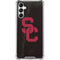 University of Southern California USC Black Distressed Galaxy A14 5G Clear Case
