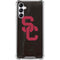 University of Southern California USC Black Distressed Galaxy A15 5G Clear Case