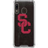 University of Southern California USC Black Distressed Galaxy A30 Clear Case