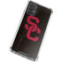 University of Southern California USC Black Distressed Galaxy A32 5G Clear Case