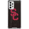 University of Southern California USC Black Distressed Galaxy A53 5G Clear Case