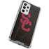 University of Southern California USC Black Distressed Galaxy A53 5G Clear Case
