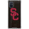 University of Southern California USC Black Distressed Galaxy A71 5G Clear Case