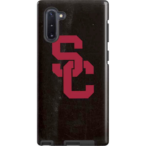 University of Southern California USC Black Distressed Galaxy Note 10 Pro Case