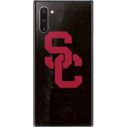University of Southern California USC Black Distressed Galaxy Note 10 Skin