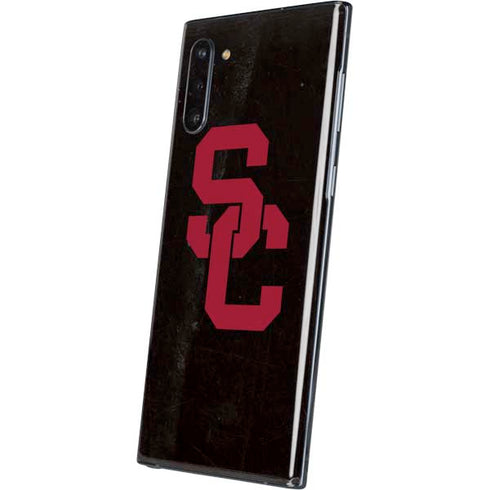 University of Southern California USC Black Distressed Galaxy Note 10 Skin