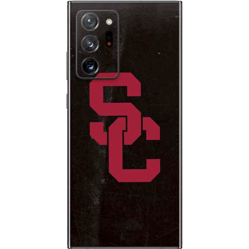 University of Southern California USC Black Distressed Galaxy Note20 Ultra 5G Skin