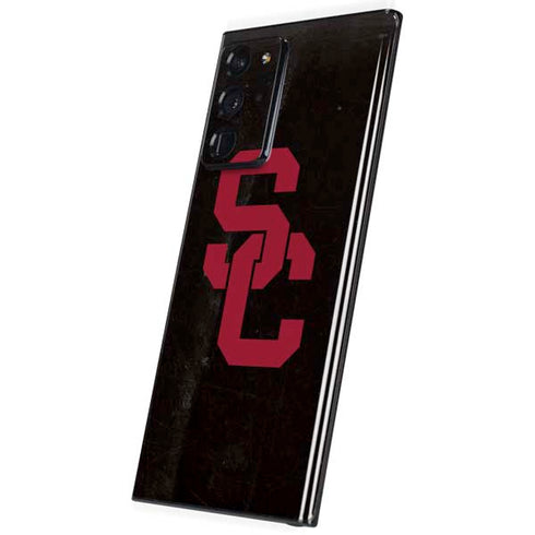 University of Southern California USC Black Distressed Galaxy Note20 Ultra 5G Skin