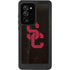 University of Southern California USC Black Distressed Galaxy Note20 Ultra 5G Waterproof Case