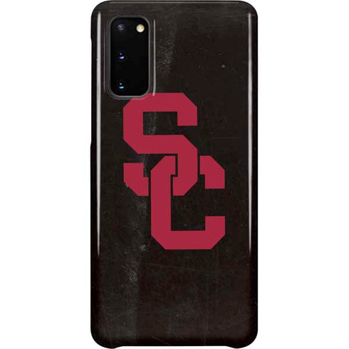 University of Southern California USC Black Distressed Galaxy S20 Lite Case
