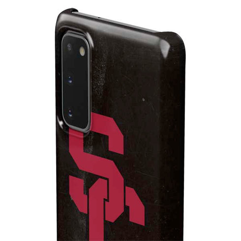 University of Southern California USC Black Distressed Galaxy S20 Lite Case