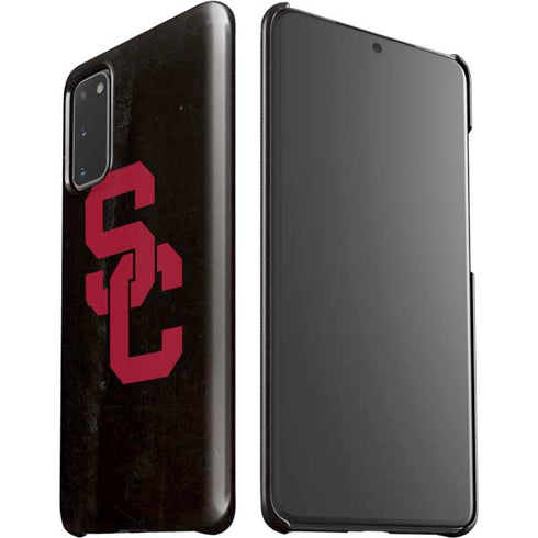 University of Southern California USC Black Distressed Galaxy S20 Lite Case