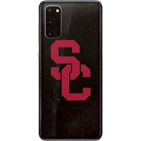 University of Southern California USC Black Distressed Galaxy S20 Skin