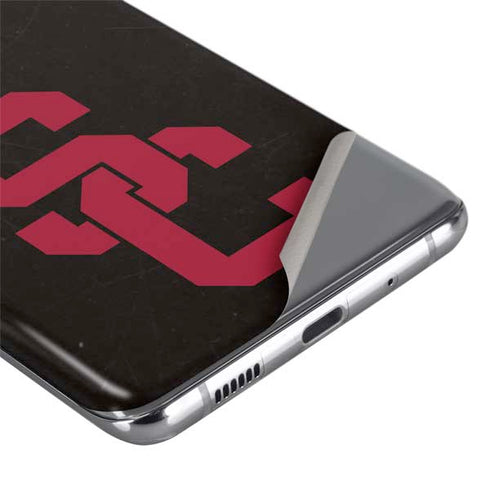 University of Southern California USC Black Distressed Galaxy S20 Ultra 5G Skin
