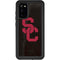 University of Southern California USC Black Distressed Galaxy S20 Waterproof Case