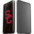 University of Southern California USC Black Distressed Galaxy S21 Plus 5G Pro Case