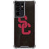 University of Southern California USC Black Distressed Galaxy S21 Ultra 5G Clear Case