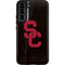 University of Southern California USC Black Distressed Galaxy S22 Plus Pro Case