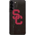 University of Southern California USC Black Distressed Galaxy S22 Plus Skin