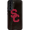 University of Southern California USC Black Distressed Galaxy S22 Pro Case