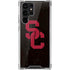 University of Southern California USC Black Distressed Galaxy S22 Ultra Clear Case