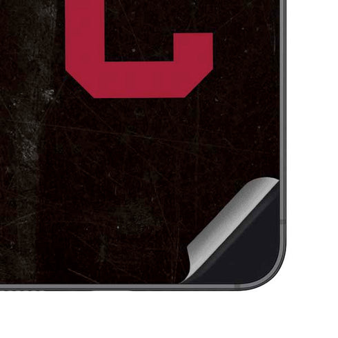 University of Southern California USC Black Distressed Galaxy S23 FE Skin