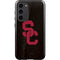 University of Southern California USC Black Distressed Galaxy S23 Plus Pro Case