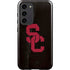 University of Southern California USC Black Distressed Galaxy S23 Plus Pro Case