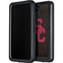 University of Southern California USC Black Distressed Galaxy S23 Plus Waterproof Case