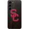 University of Southern California USC Black Distressed Galaxy S23 Skin