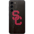 University of Southern California USC Black Distressed Galaxy S23 Skin