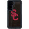 University of Southern California USC Black Distressed Galaxy S23 Waterproof Case