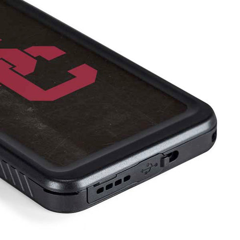 University of Southern California USC Black Distressed Galaxy S23 Waterproof Case