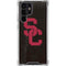 University of Southern California USC Black Distressed Galaxy S24 Ultra Clear Case